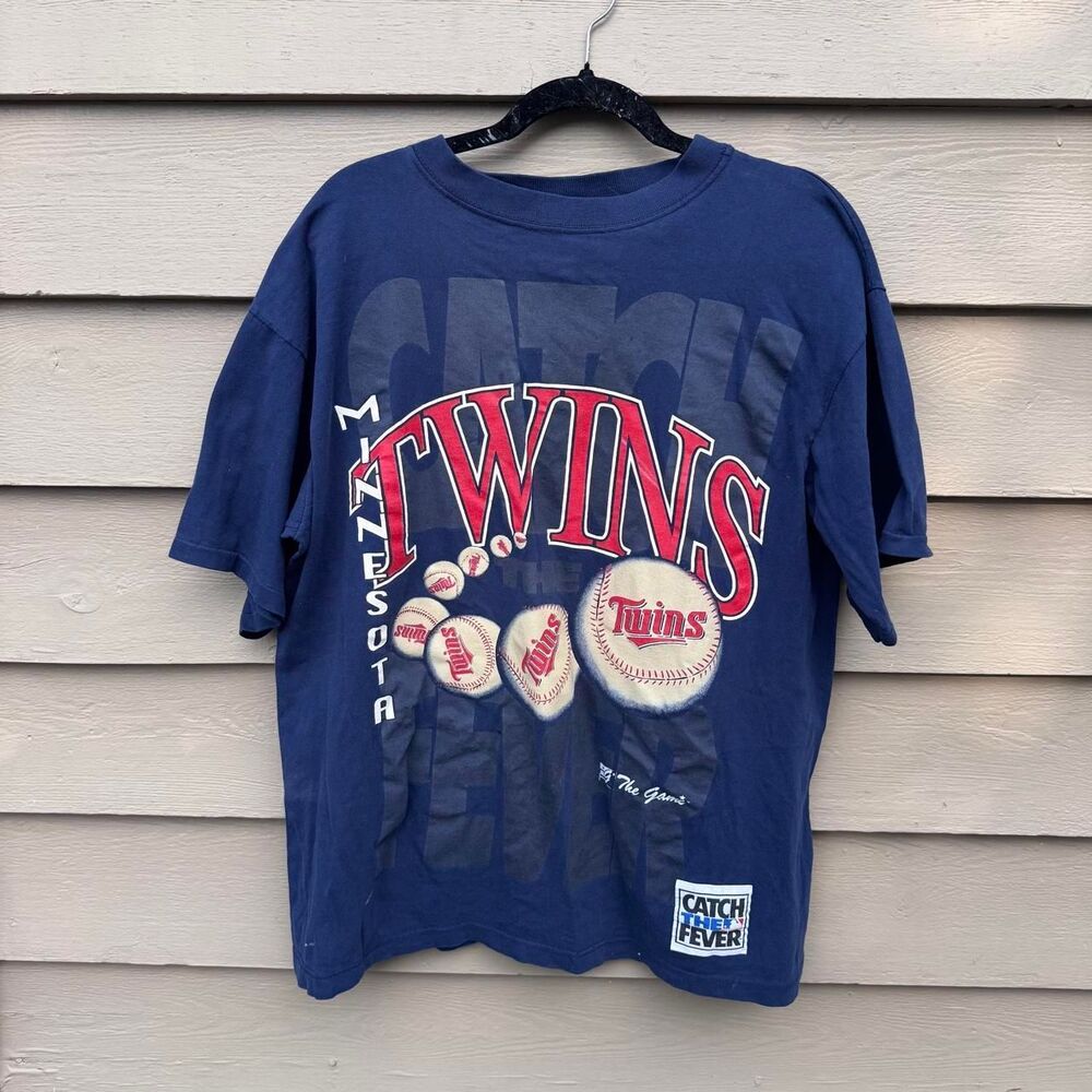The-game Men's Navy and Blue T-shirt